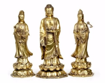bronze-buddha-and-bodhisattva