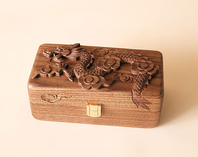 handmade-wooden-dragon-box-black B
