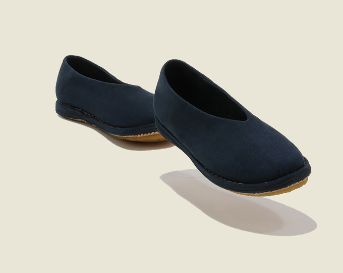 blue-handmade-cloth-shoes-with B