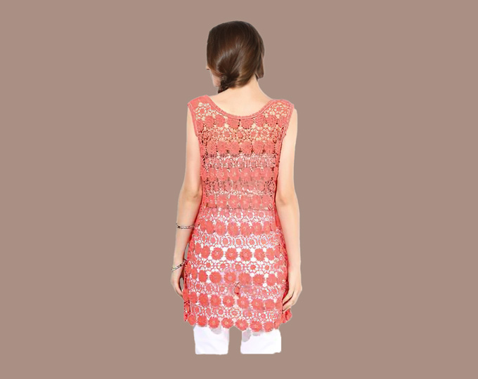 pink-crochet-sleeveless-long-top B