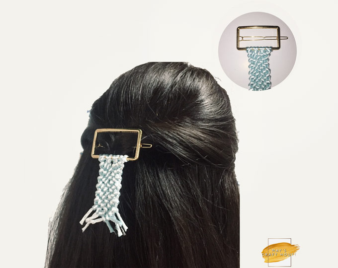 macrame-hair-clip B