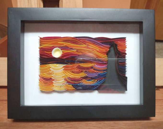 mini-sunset-quilled-picture A