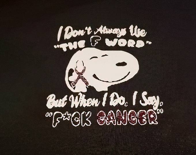 snoopy-fck-cancer-with-bedazzled A