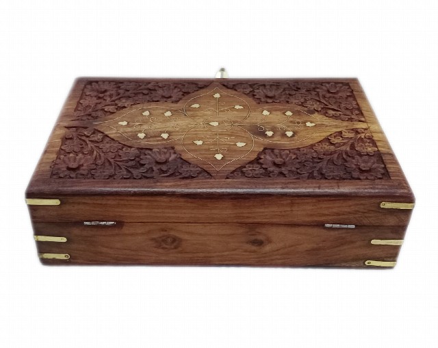 carved-wood-box-with-brass-inlay B