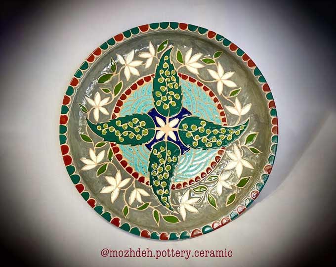 Glazed-pottery A