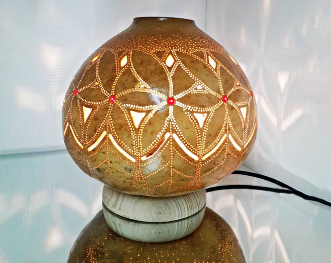 double-sided-handmade-gourd-lamp C