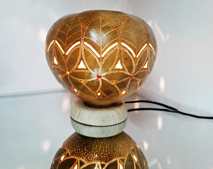 double-sided-handmade-gourd-lamp D