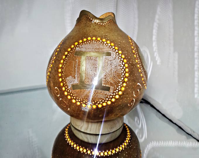 gemini-handmade-gourd-lamp B