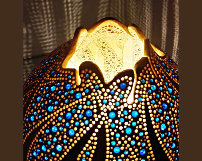 ocean-handmade-gourd-lamp-calabash E