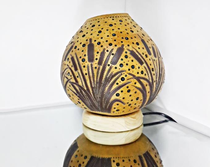 cane-handmade-gourd-lamp-calabash D