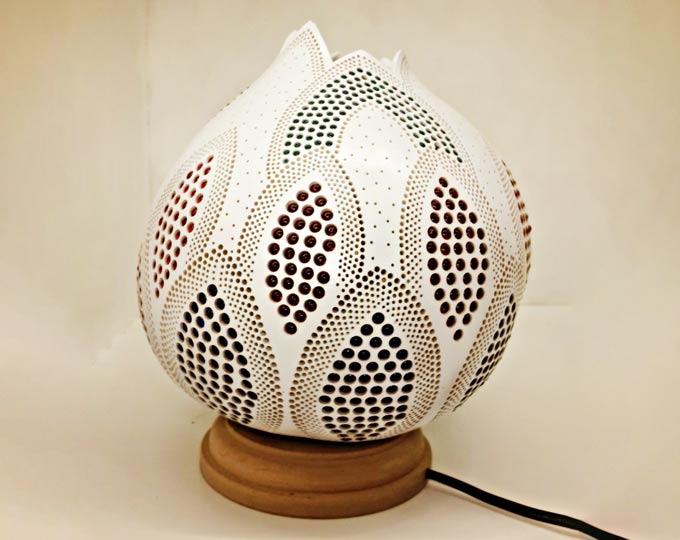 water-drop-handmade-gourd-lamp C