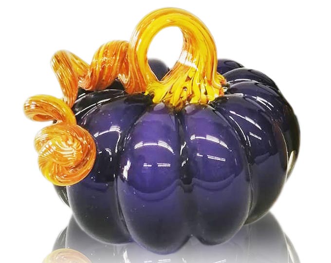handmade-art-glass-pumpkin B