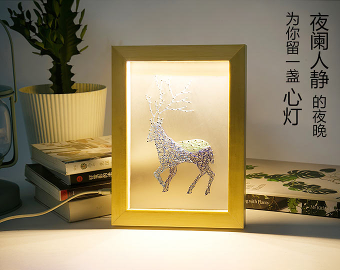 handcraft-stringart-framed-deer