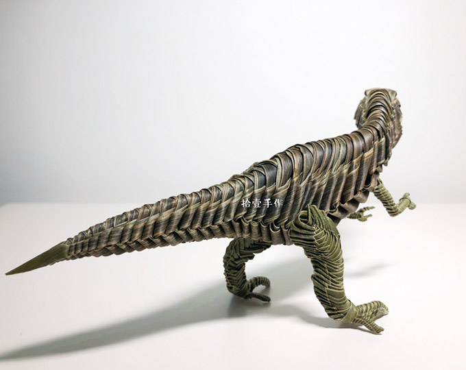 palm-leafmade-dinosaur B