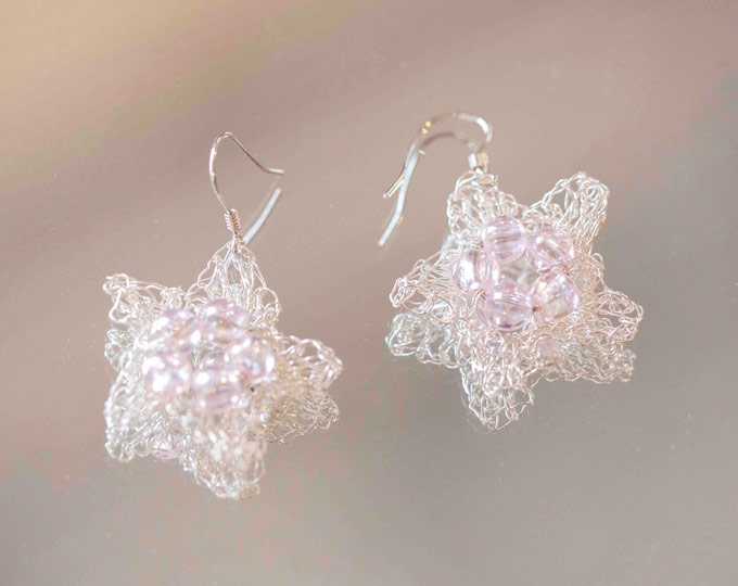 bead-star-earrings D