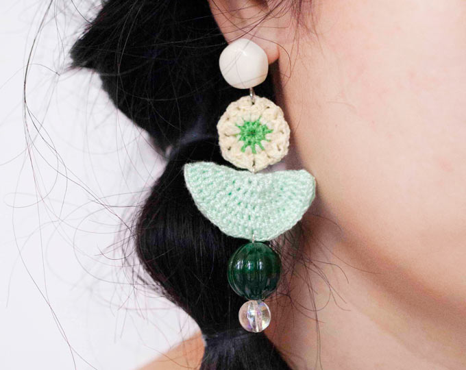 geometric-lace-crochet-earrings C