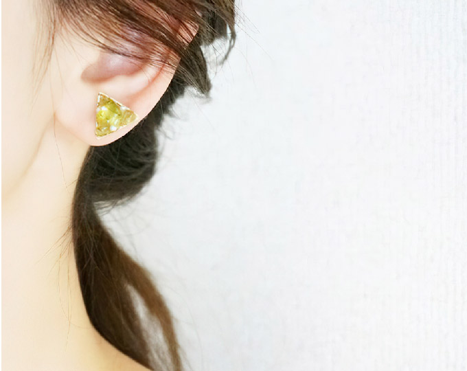 peridot-natural-stone-earrings C