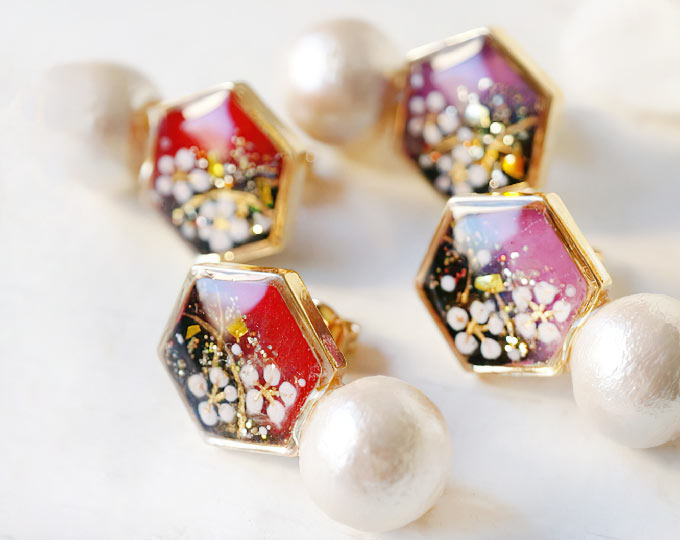 japanese-plum-blossom-earrings A