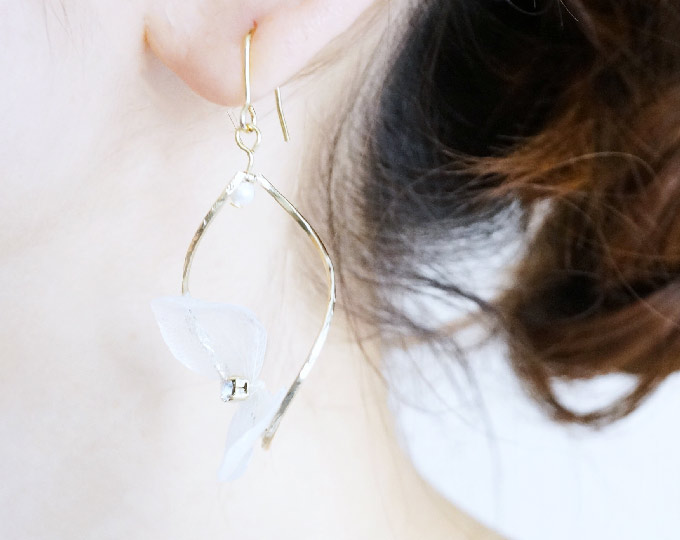 hydrangea-and-swarovski-earring C
