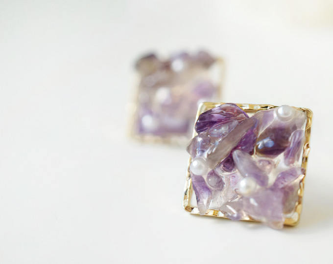 amethyst-natural-stone-earrings A