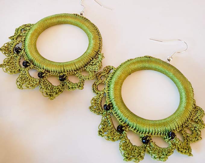 crochet-earrings-handmade B