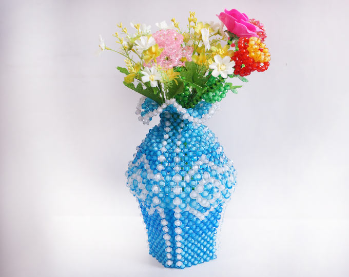 diamondstyle-beading-vase C