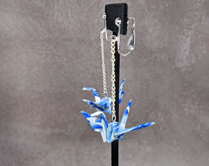 blue-silver-crane-earrings E