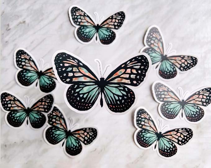 butterfly-sticker B