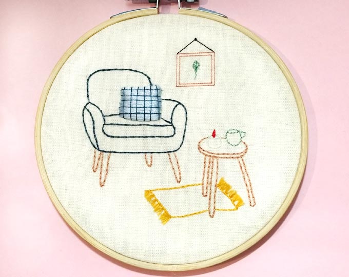 living-room-embroidery