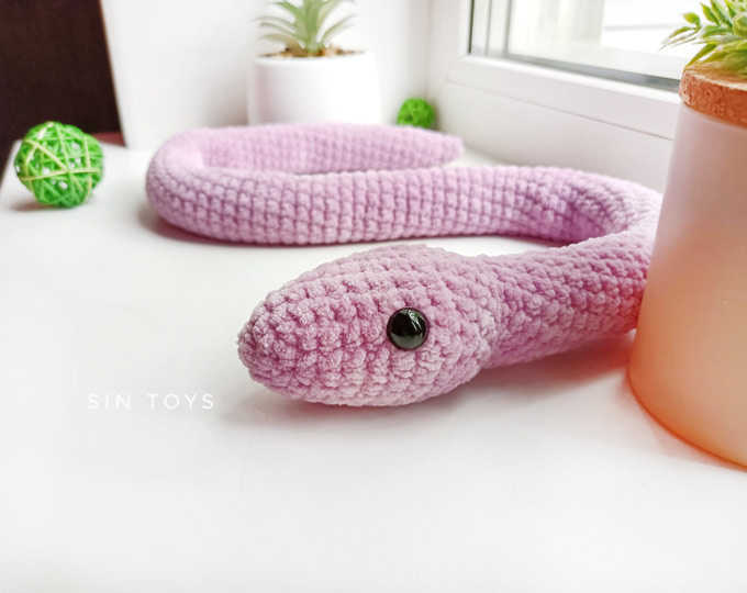 crochet-purple-plush-snake-snake