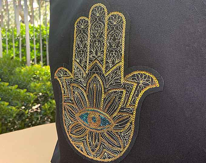 Canvas-Tote-Bag-with-Golden-Hamsa-H A
