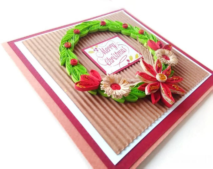 Quilling-Christmas-card A