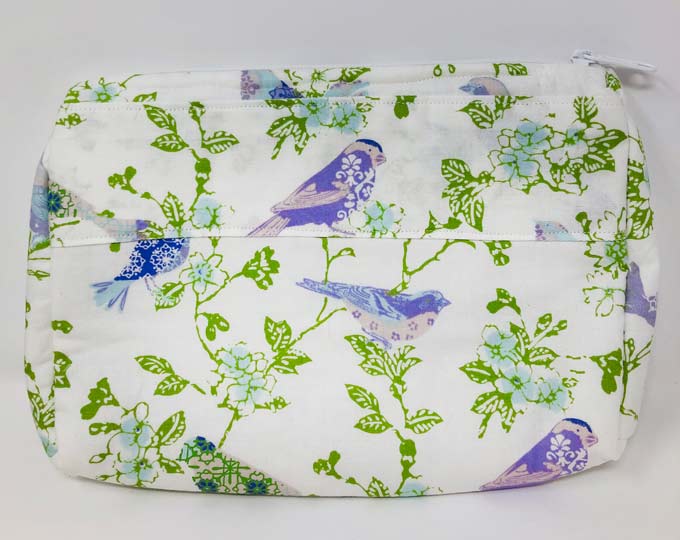 Handmade-Handbag-Purse-Purple-Bird B