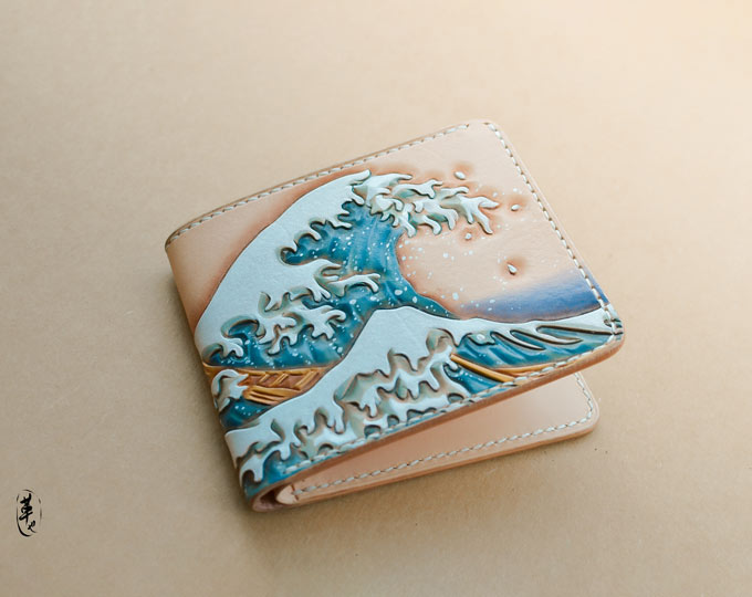 Great-Wave-leather-wallet C