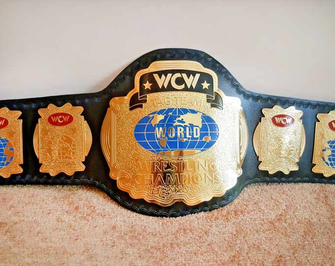 WCW World Tag Team Wrestling Championship Belt | Peppaca