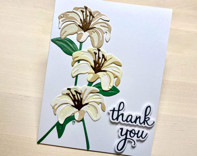 handmade-card-lily-layered-flowers A