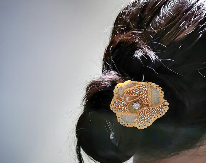 French-embroidered-flower-hair-pin