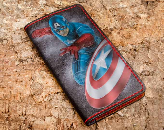Leather-wallet-with-Captain-America A