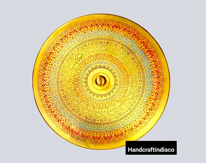 Coloured-Indian-Handmade-Vintage-Br