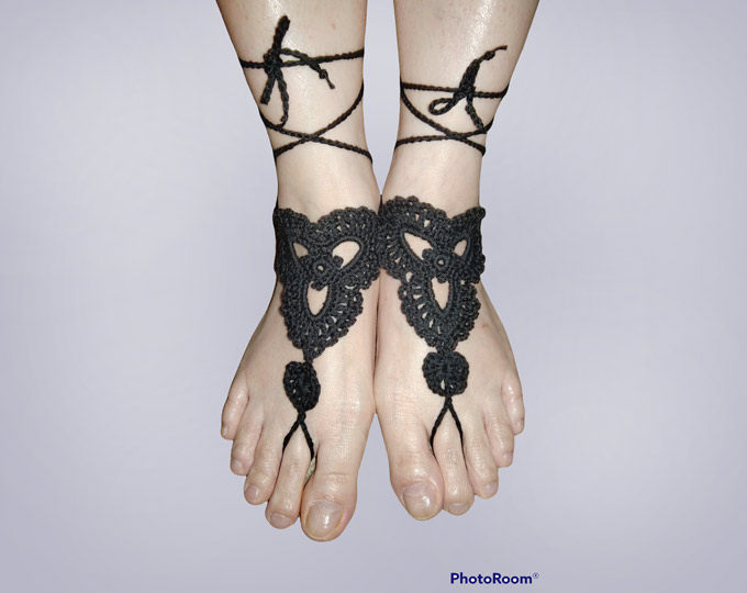 Crochet-barefoot-sandals