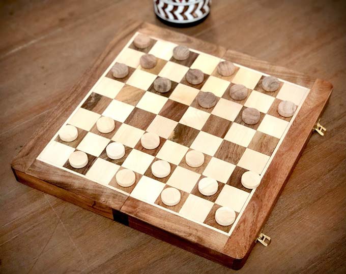Wooden-Draughts-Checkers-Set-Fold