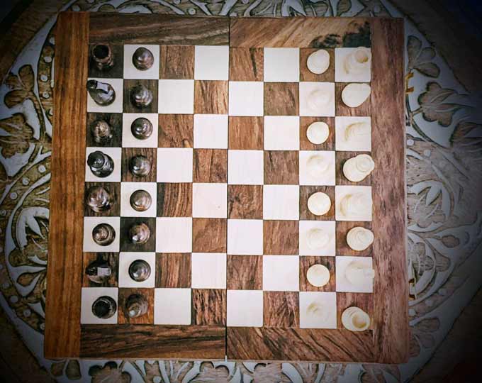 10-Wooden-Handmade-Chess-Set-Wood D