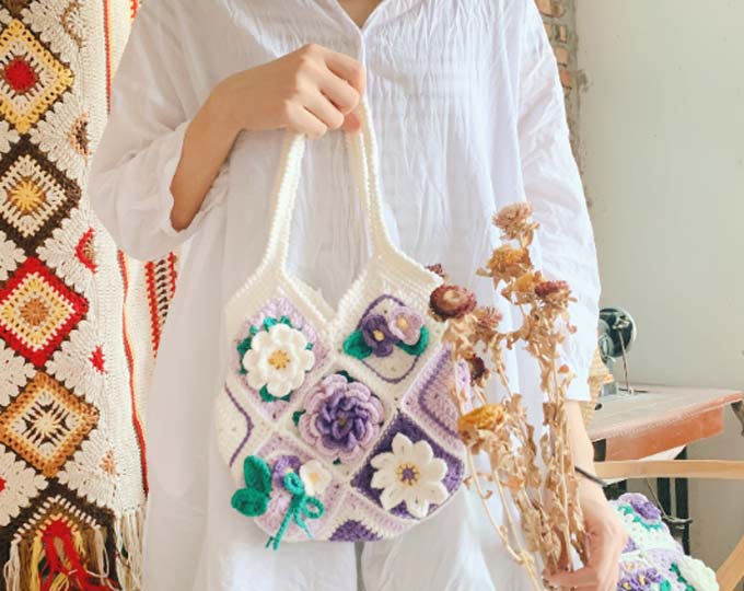 Crochet-Violet-Bag-Crochet-Shoulder E